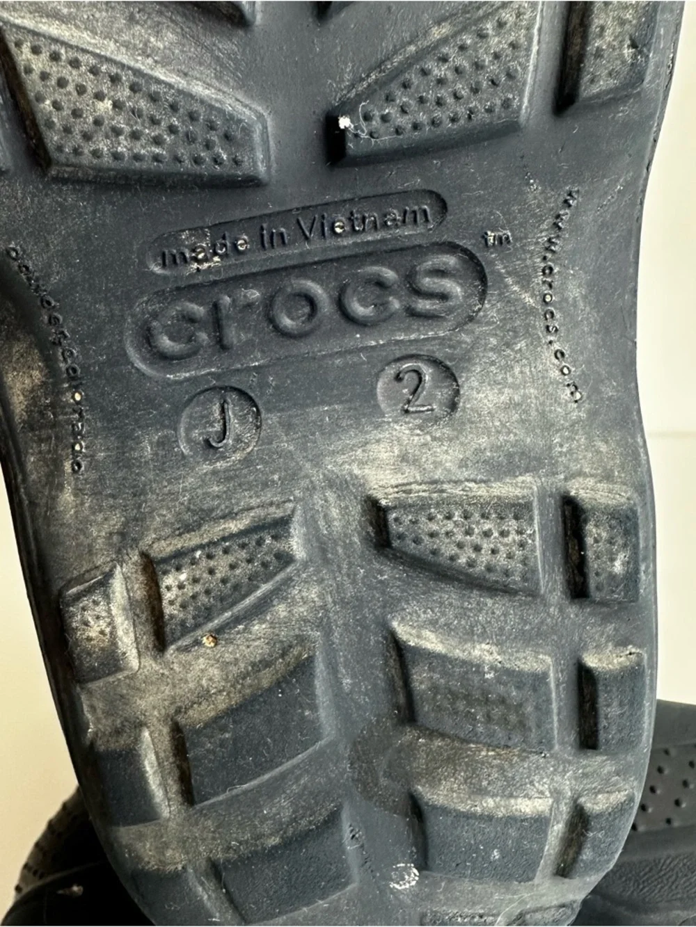 Crocs Handle It Rain Boots Little Kid's Size 2 Shoes Navy Waterproof Lightweight